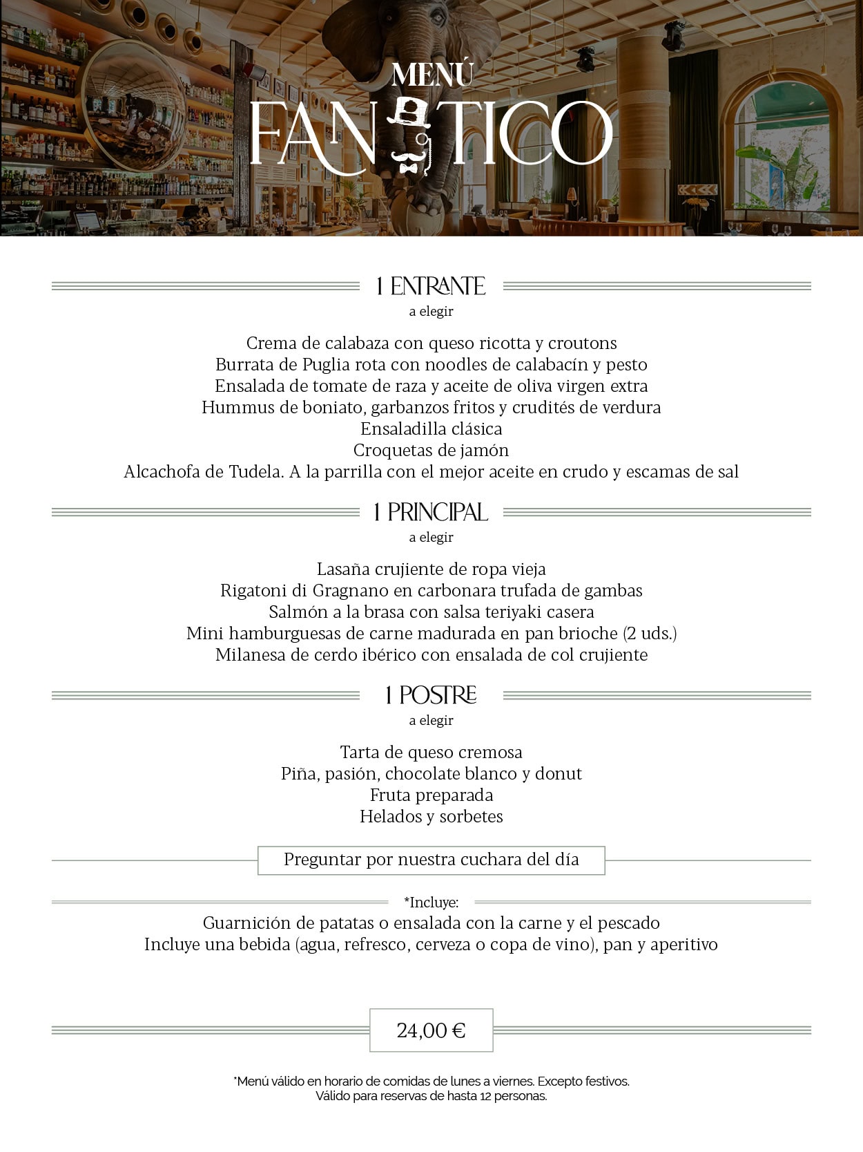 MENUì FANÁTICO 29OCT