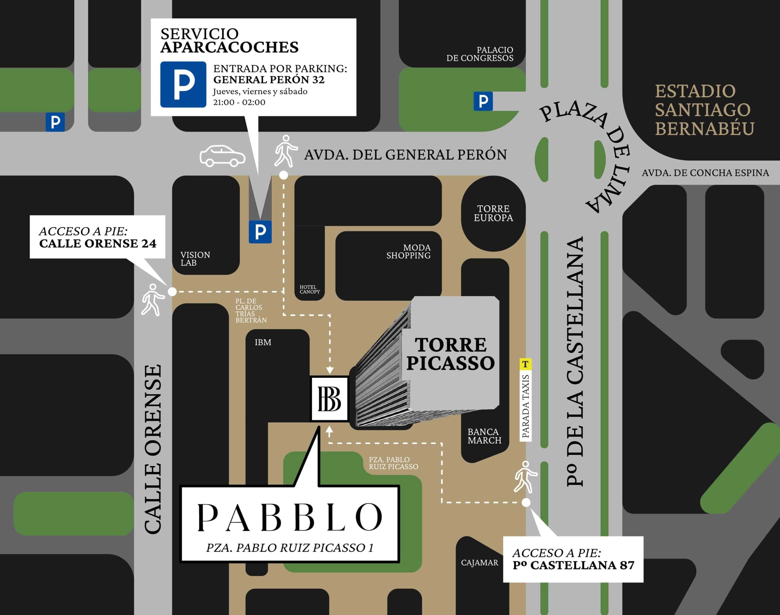 Localización restaurante Pabblo Localización restaurante Pabblo
